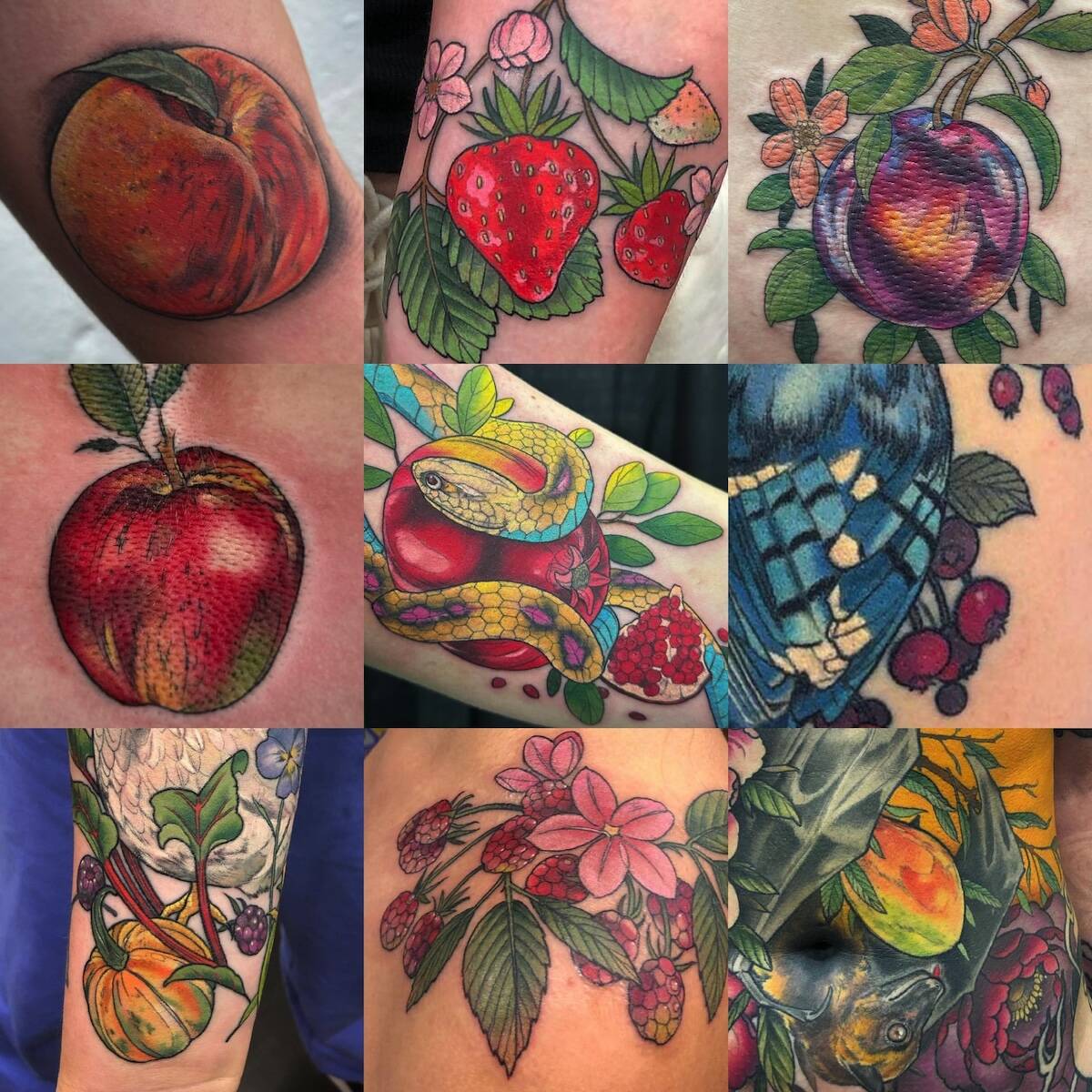 Fruit Tattoo Ideas Vancouver BC