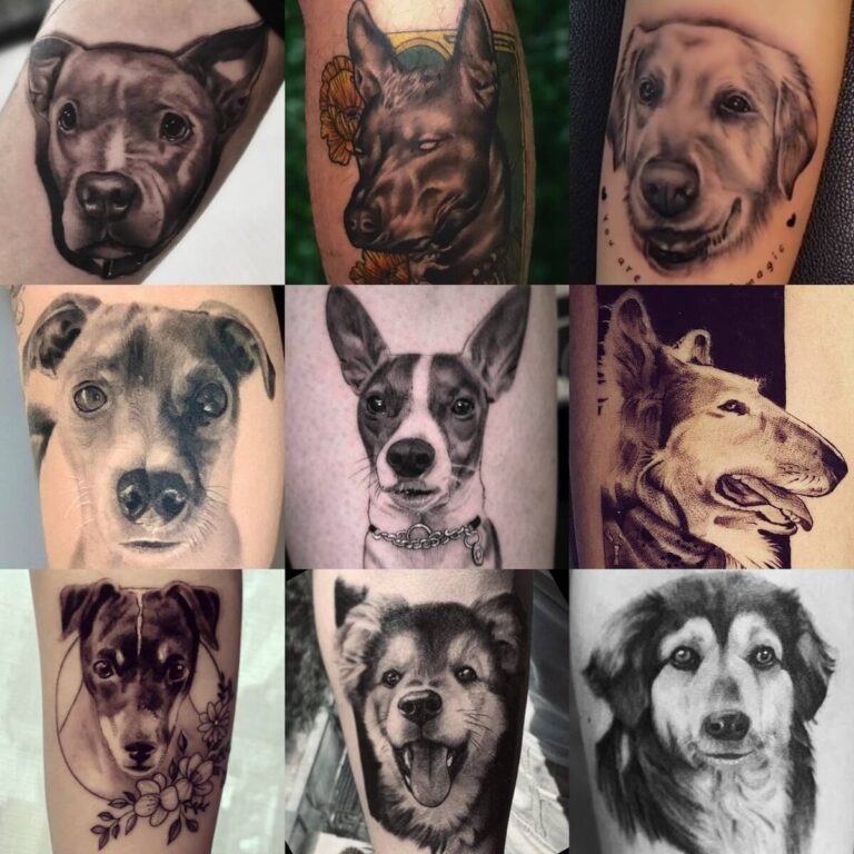 Best Dog Portrait Tattoo Artist Near Me in Vancouver BC