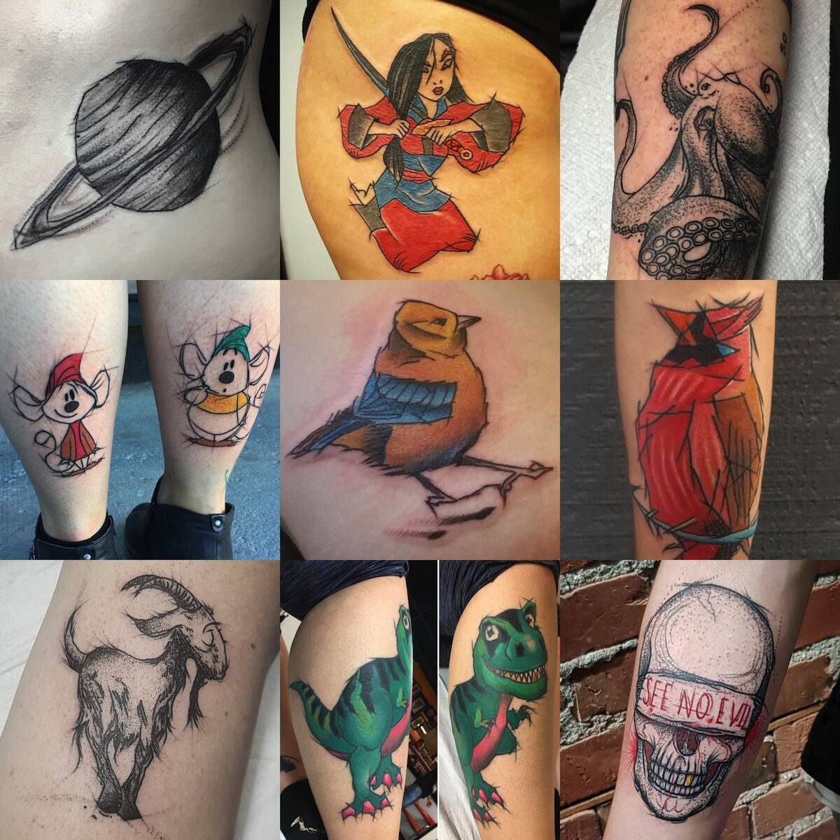 Sketch Tattoo Artist Near Me Vancouver BC