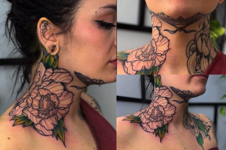 Neck Sleeve Tattoo Vancouver BC-2