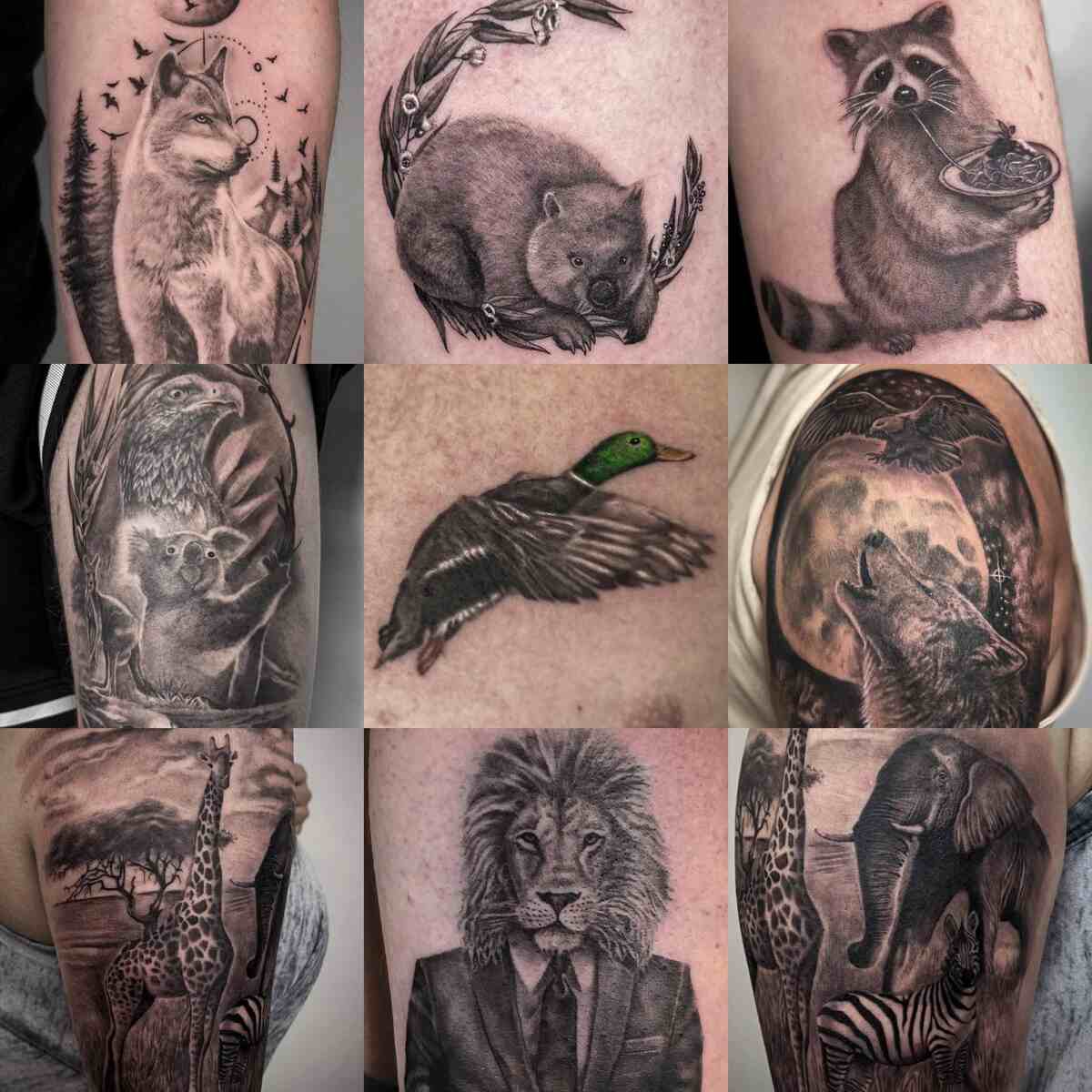 Wildlife Tattoo Artist Near Me Vancouver BC